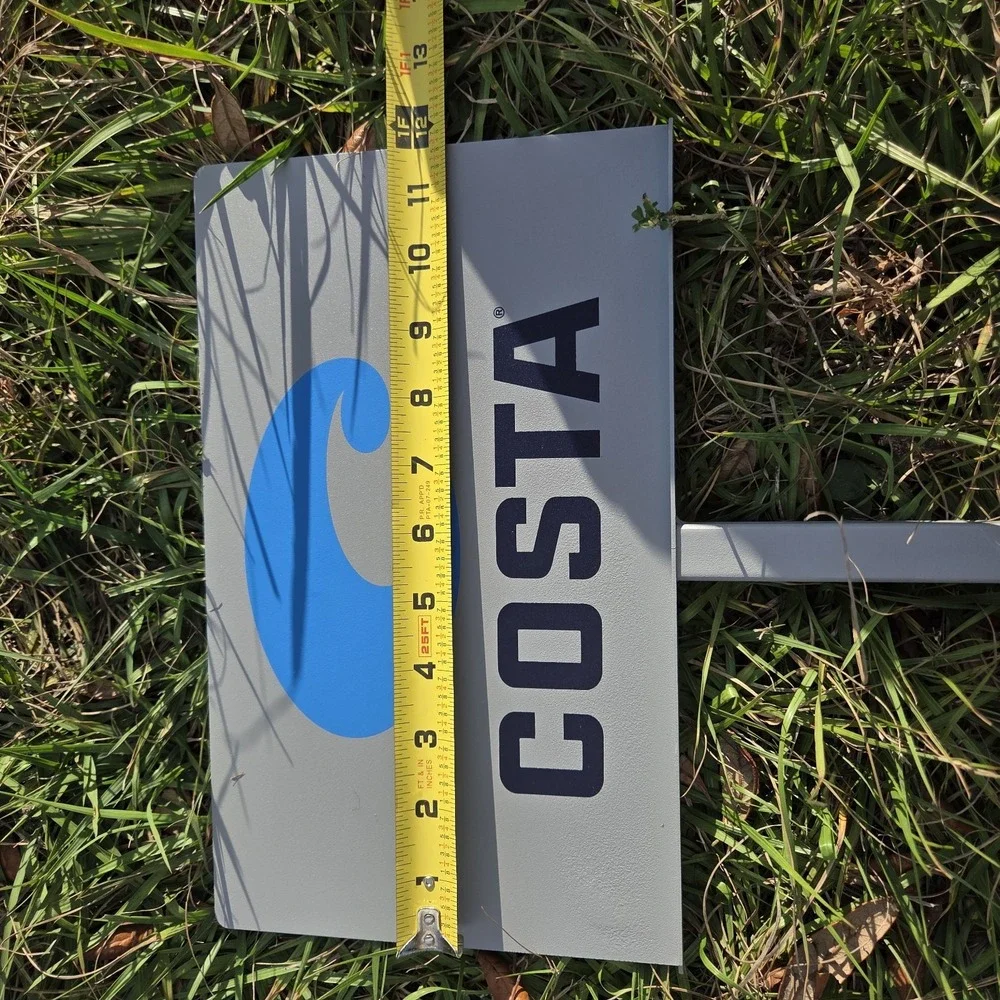 NEW Costa Store Authentic Promo Retail Display Sign Metal Sunglasses  RARE‎